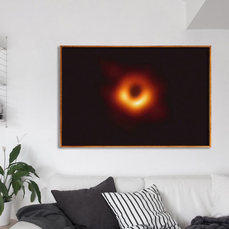 Черная дыра звезда украшение дома холст картина гостиная современные абстрактные картины настенное искусство холст Cuadros Decoracion салон