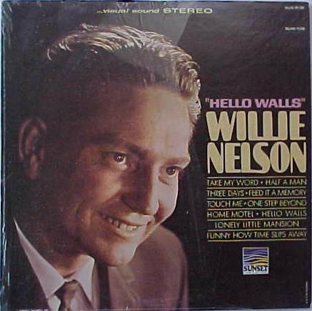 LP Record WILLIE NELSON Hello Walls SUS5138 Sunset Records 1966 US CountryFolk Used