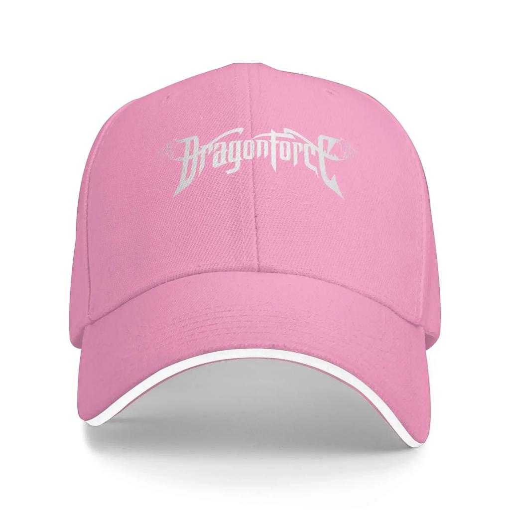 Casual DragonForce power metal band Logo Baseball Caps for Men Women Trucker Hat Formal Travel Gift Sun Hats