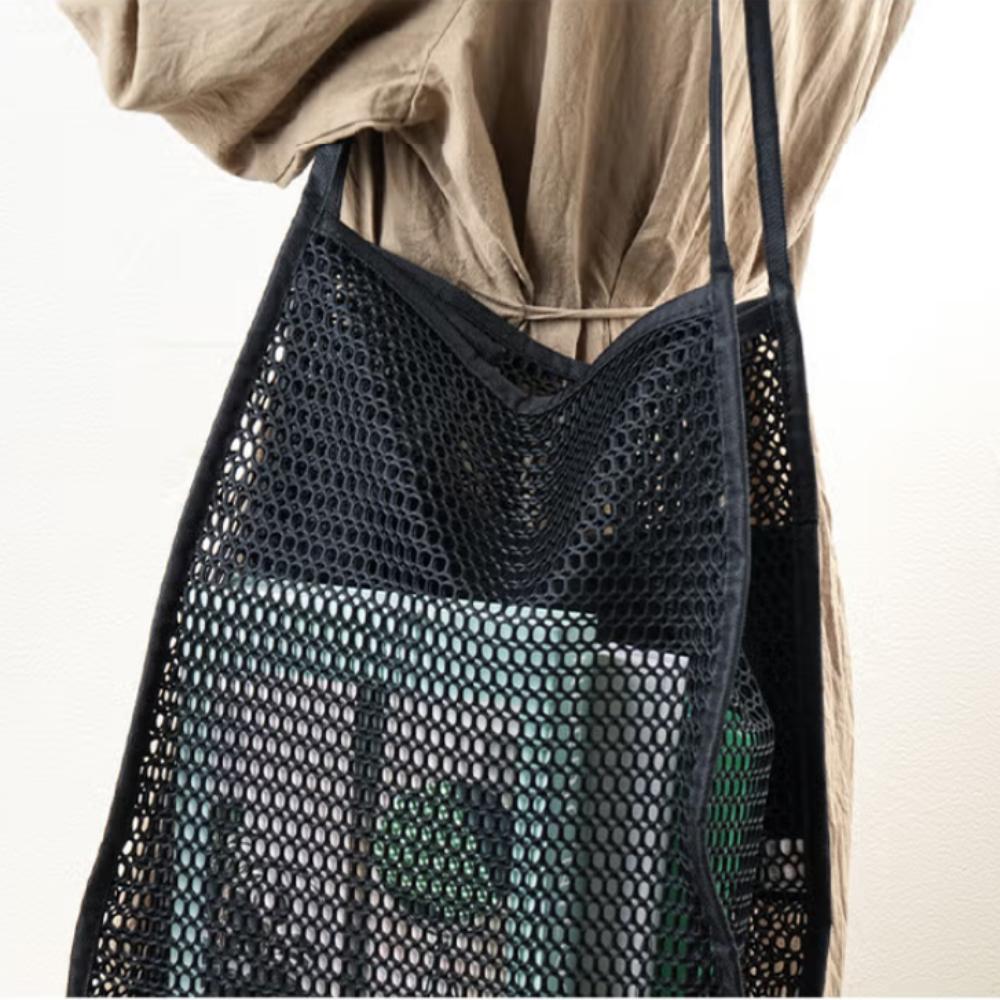 Label Point Black Mesh Bag 2EA