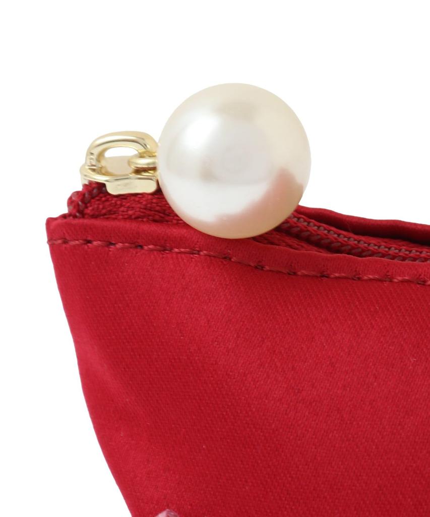 De Атласный мешочек с лентой для красного [Maison Fleur] Мешочек/на шнурке Женщины,