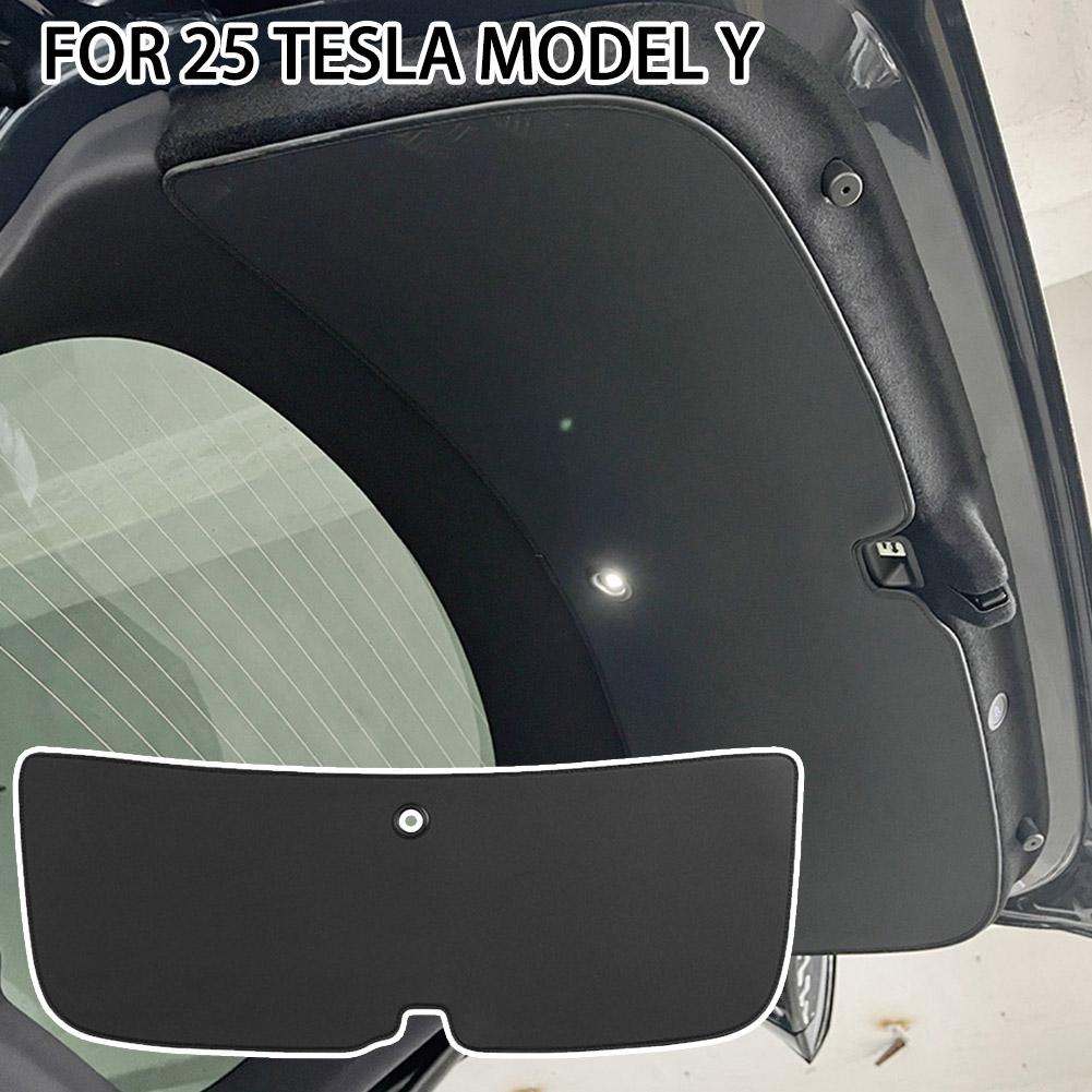 Для Tesla Model Y Juniper 2025 Защитный коврик-молдинг для контура задней двери багажника Кожаный защитный коврик от грязи для багажника Автоаксессуары