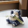Anime  Figure Snorlax Cute Model Doll Watch Bracket Desktop Decoration Action Figurine Statue Children Birthday Gift