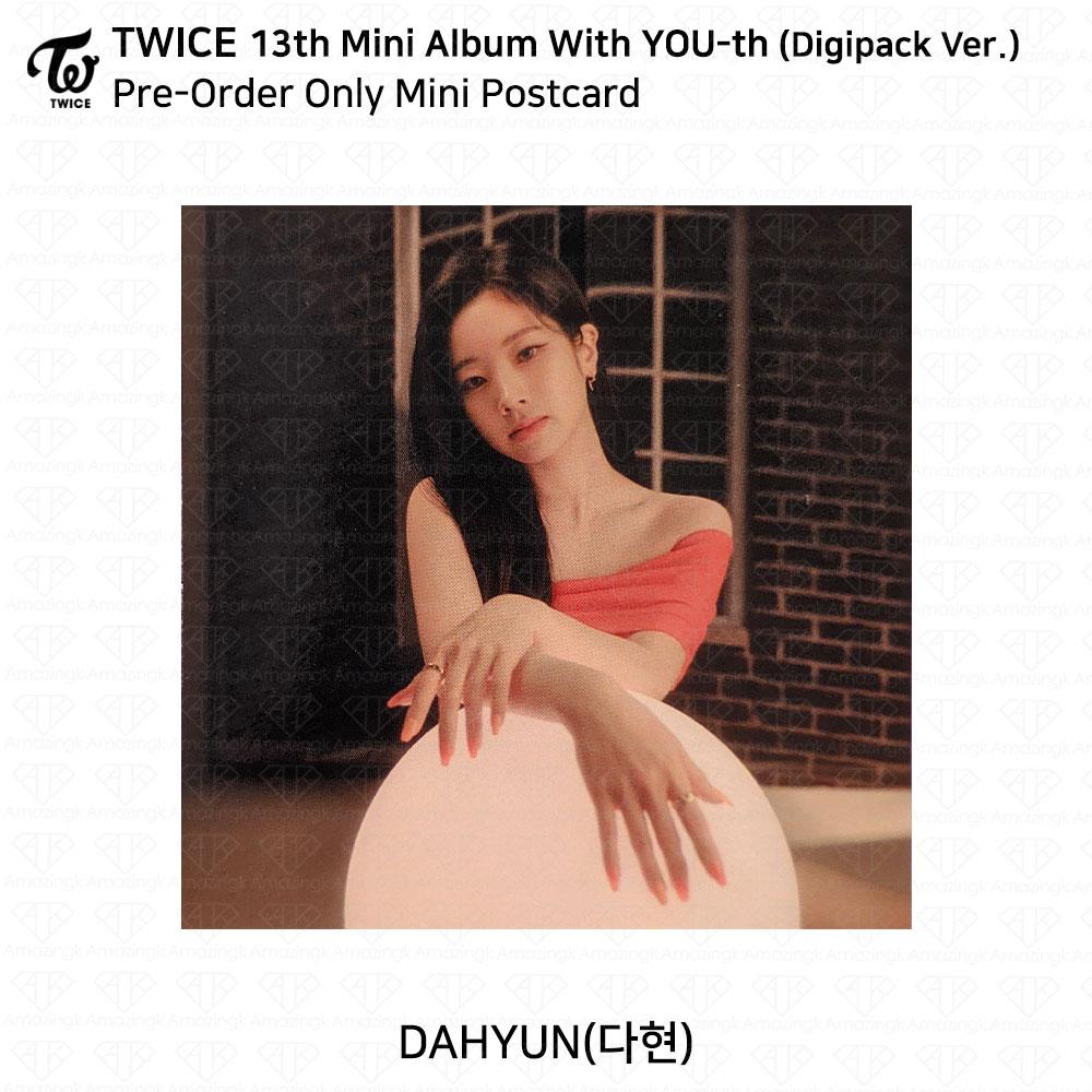 Twice 13-й мини-альбом с молодежной фотокарточкой YOU-th, постером, пленкой, стикером Dahyun KPOP K-POP
