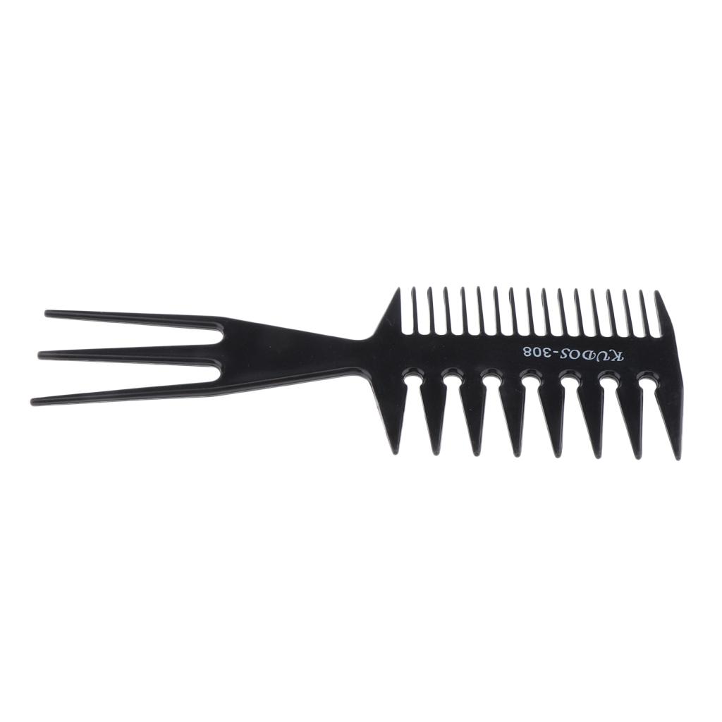 Hair Pick Comb Professional Wide Tooth Styling Comb Afro Curly Braiding Comb for Hair Highlights