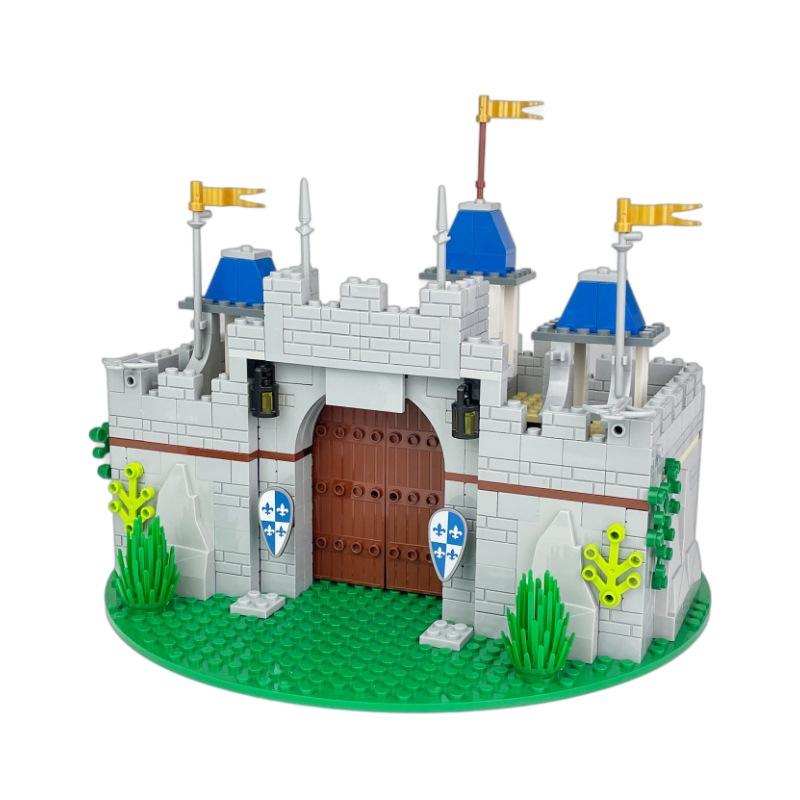 Jinzhi Medieval European Castle 1602D Architectural Model Children'S Building Block Toy Roman Scene