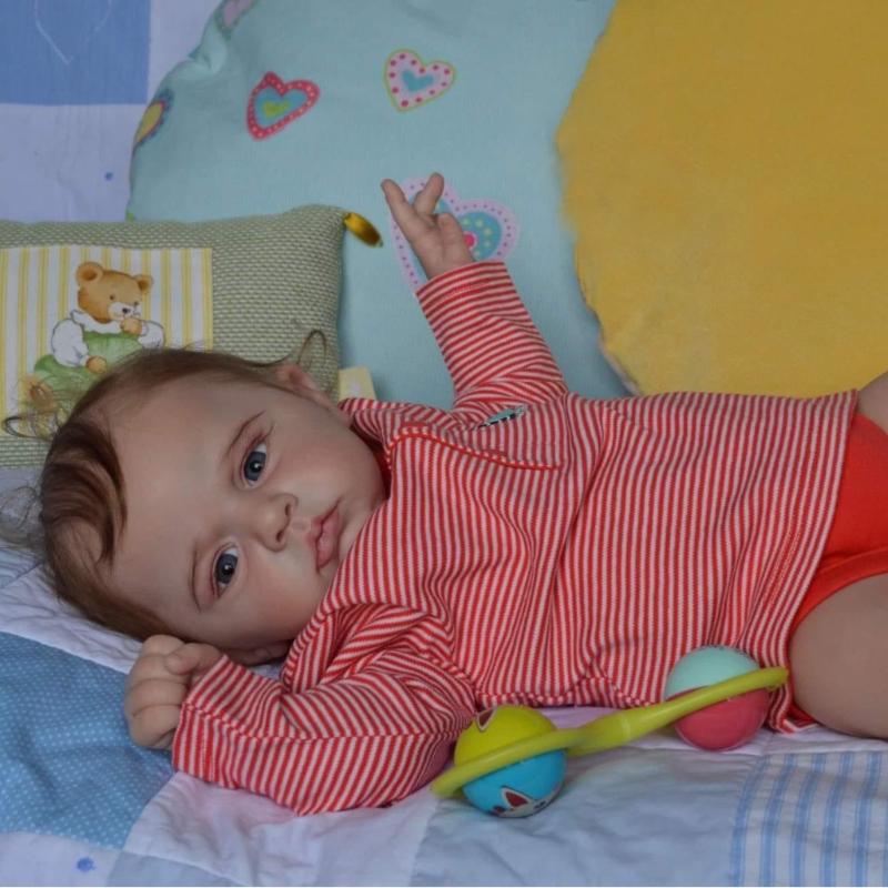 Милые куклы-реборн в натуральную величину, мальчик-косплей Кэмерон, 24 дюйма, 60 см, тканевое тело, новорожденная кукла ручной работы с 3D-покраской, куклы-реборн для детей, игрушка-подруга