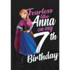 frozen Футболка для детей/детей Fearless Like Anna на 7-й день рождения