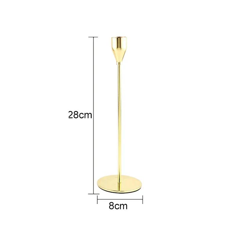 1 комплект, европейский металлический подсвечник, изысканный подсвечник, канделябры, винтажное золотое свадебное украшение, домашний декор для гостиной