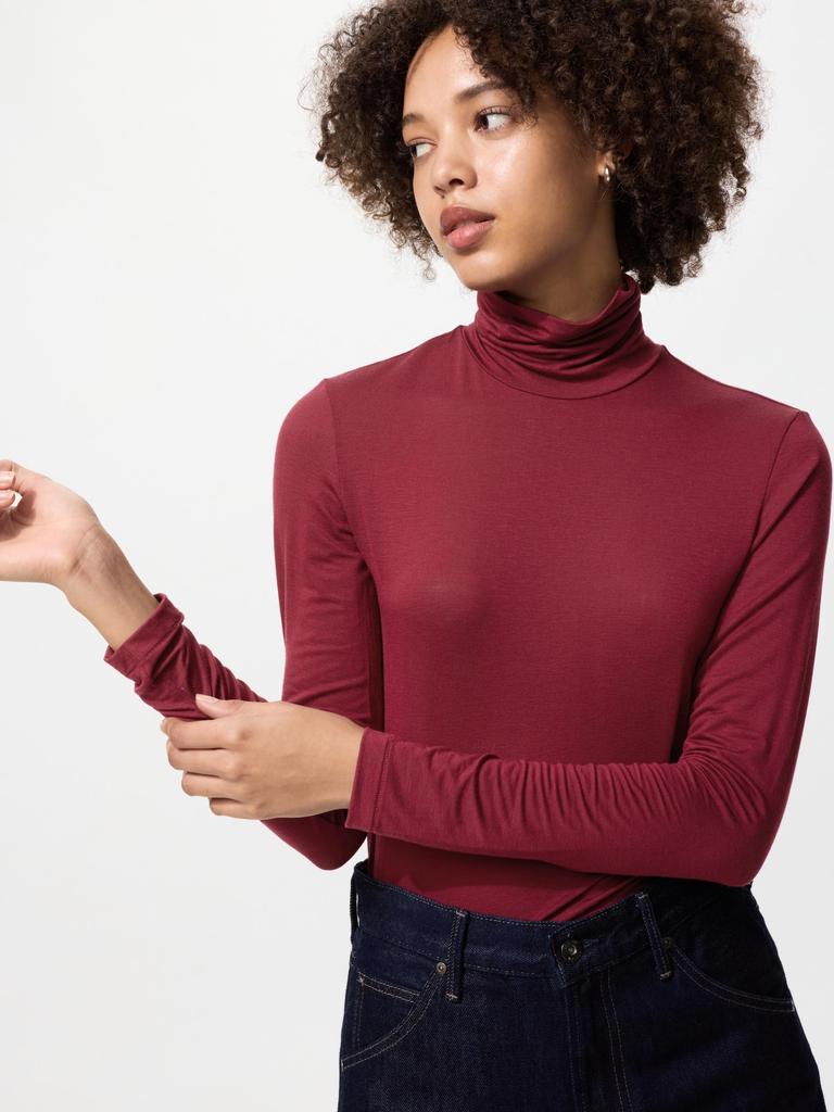 Uniqlo HeaTTech УльТра ЛеГкий Водолазка Т