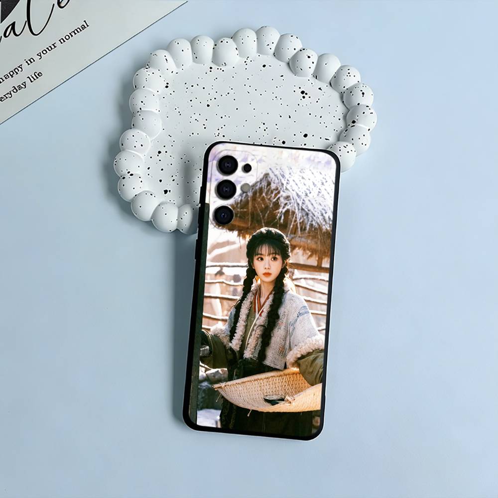 Чехол для телефона Zhang Linghe & Tian Xiwei для Samsung S25,S24,S21,S22,S23,S30,Ultra,S20,Plus,Fe,Lite, Черный Мягкий Силикон