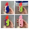 Уникальный 3D-печатный гравитационный морковный нож Отлично подходит для розыгрышей и игр Силиконовый материал