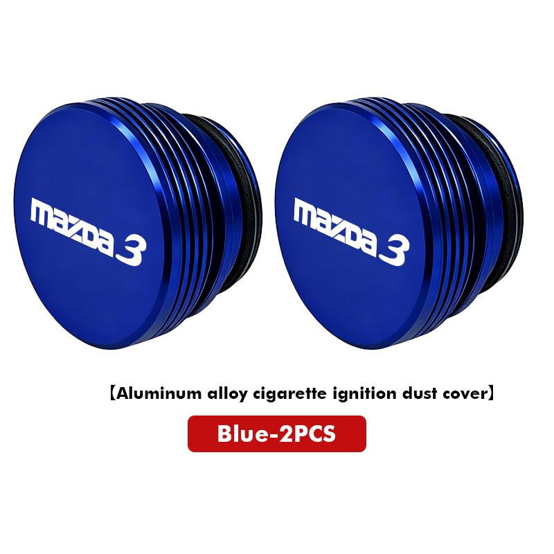 For Mazda Car Cigarette Lighter Cover DustProof Decoration Cap 2 3 5 6 Axela Atenza Speed 6 CX-3 CX-4 CX 5 CX-7 CX-8 JEX3