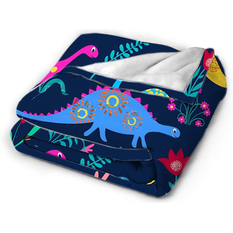 Printed Blanket Comfortable Soft Sofa Talk Blanket