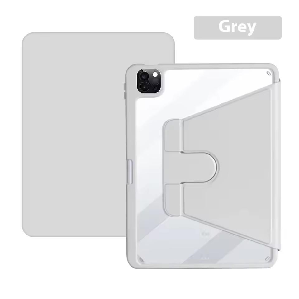 Для iPad 11-го 2025 Pro 11 13 2024 Air 1 2 3 4 5 Mini 4 5 6 7 9.7 10.5 10.2 10-го 10.9 360 Вращение с держателем для карандаша Чехол для планшета