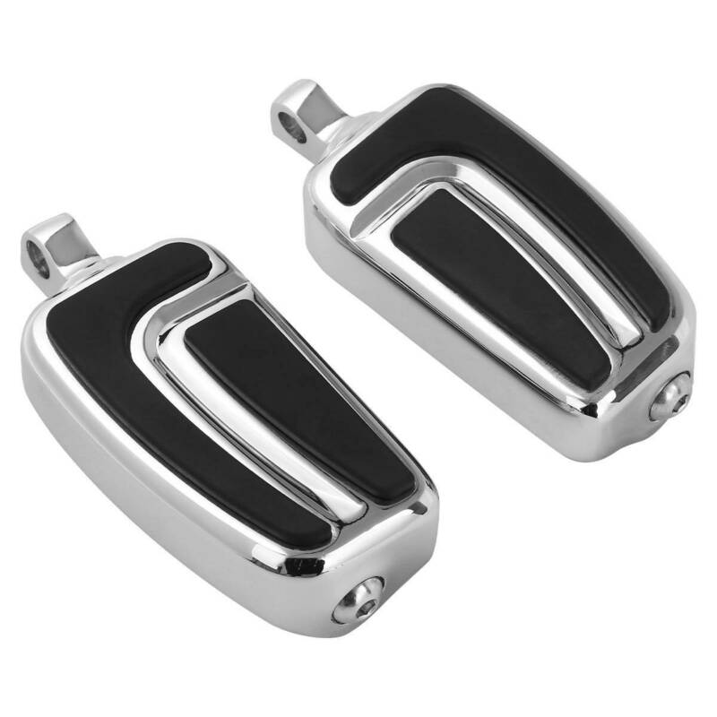 Motorcycle 10mm Mount Foot Rest Pegs For Harley Softail Dyna Glide Fat Boy Road King Sportster XL 883 1200