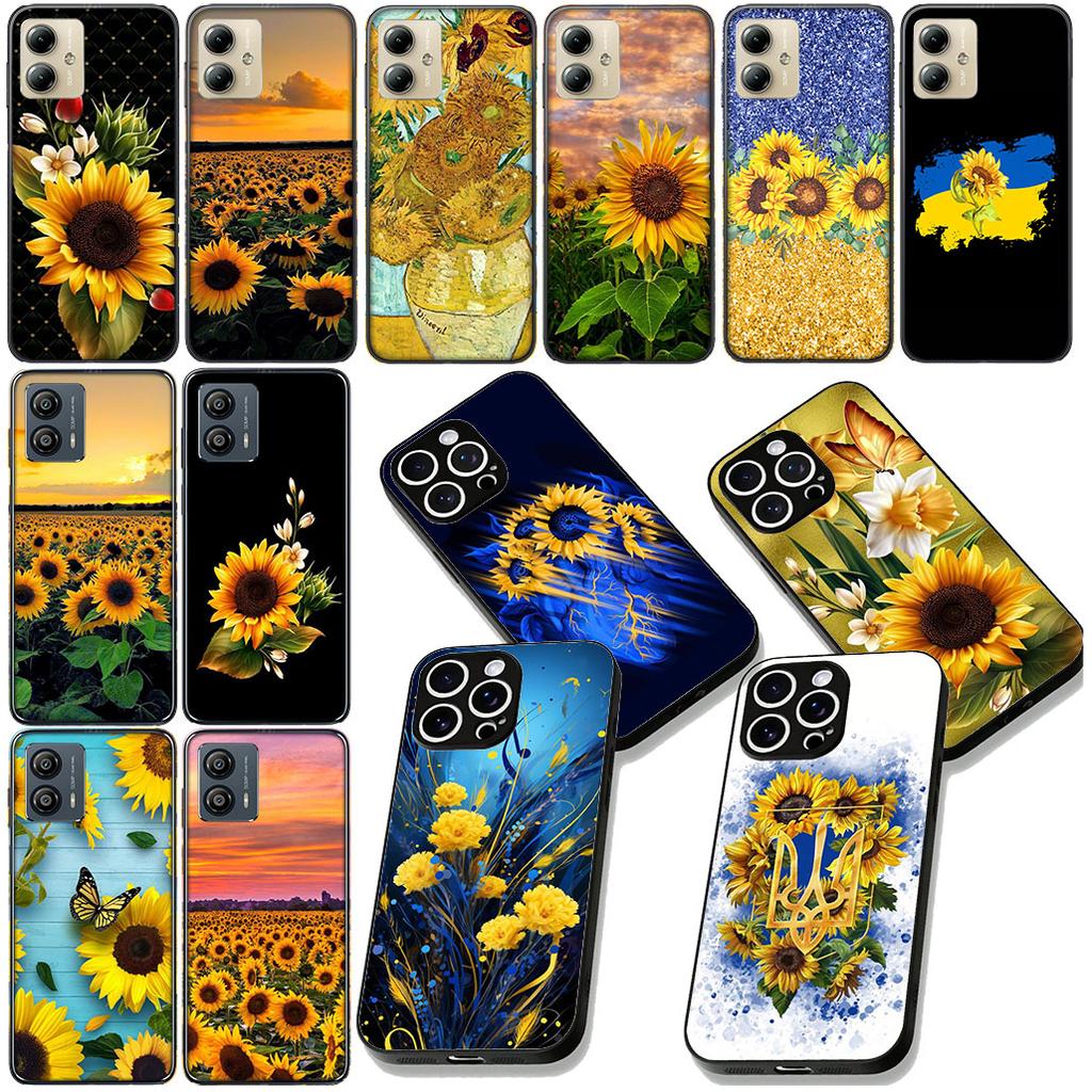 Желтый подсолнух Чехол для телефона Samsung Galaxy Note 20 9 10 S8 S10 Lite S9 Plus A54 A53 A21S S10E A17 Корпус Coque Case