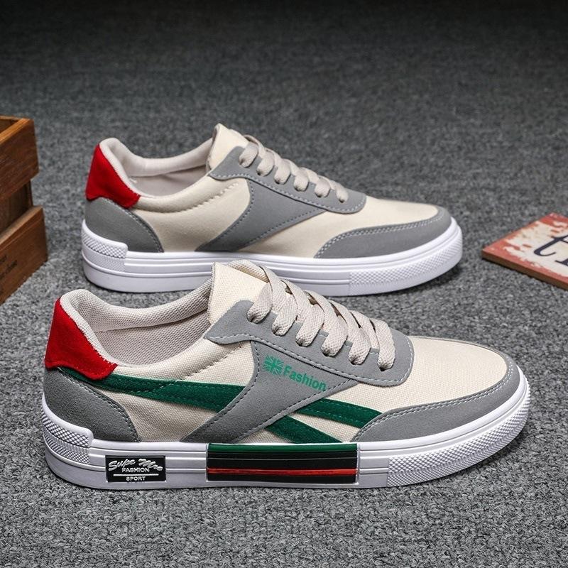 Canvas Shoes Men's New Spring Men's Shoes Men's Low-top Sports Shoes Trend Versatile Board Shoes Casual Shoes Men