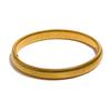 Yhpup Waterproof Stainless Steel Elastic Thick Metal Bracelet Bangle Gold Plated Trend Fashion Unisex Jewelry Men Women
