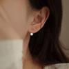 Trendy Zircon Diamond Earrings: Compact, Versatile, and Perfect for Daily Wear.