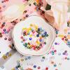 Creative 3mm 1500Pcs 4mm 500Pcs Candy Color Necklace Bracelet Silver Plated DIY Jewelry Making Pendant Loose Beads