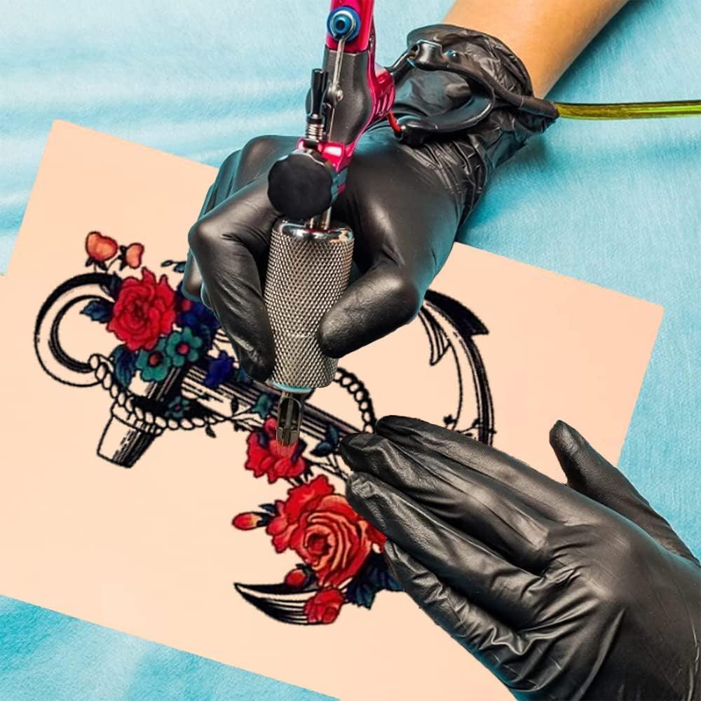 Press on Tattoos 5Pcs Tattoo Practice Skin Blank Double Sided Soft Silicone Fake Beginners