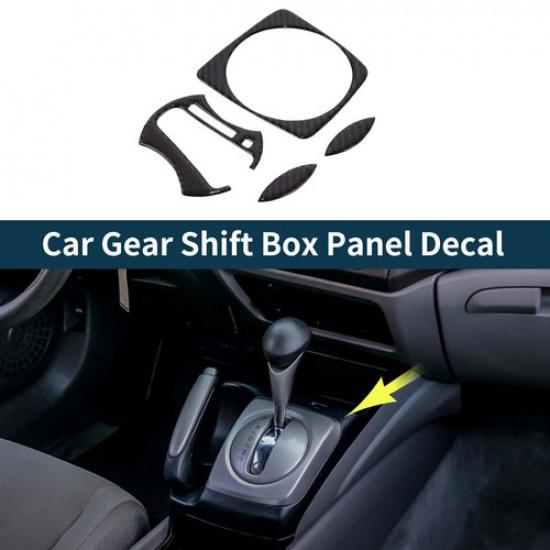 Car Gear Shift Box Panel Decal for Honda Civic 8th Gen 2006-2011 Interior 1 Set