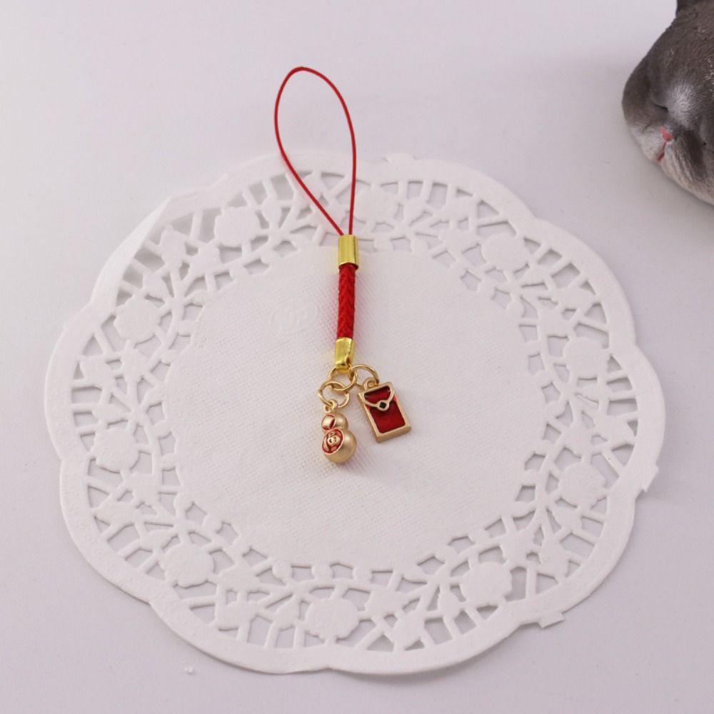 Good Luck Koi Phone Lanyard Chinese Style Lucky Cat Phone Strap Koi Phone Chain Mobile Phone