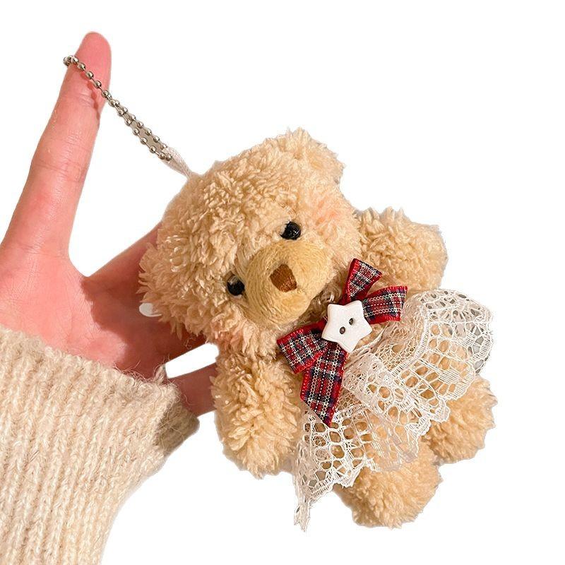 Festive Activities Plush Pendant Gift Backpack Bear DIY Dressup Doll Keychain Bag Accessories