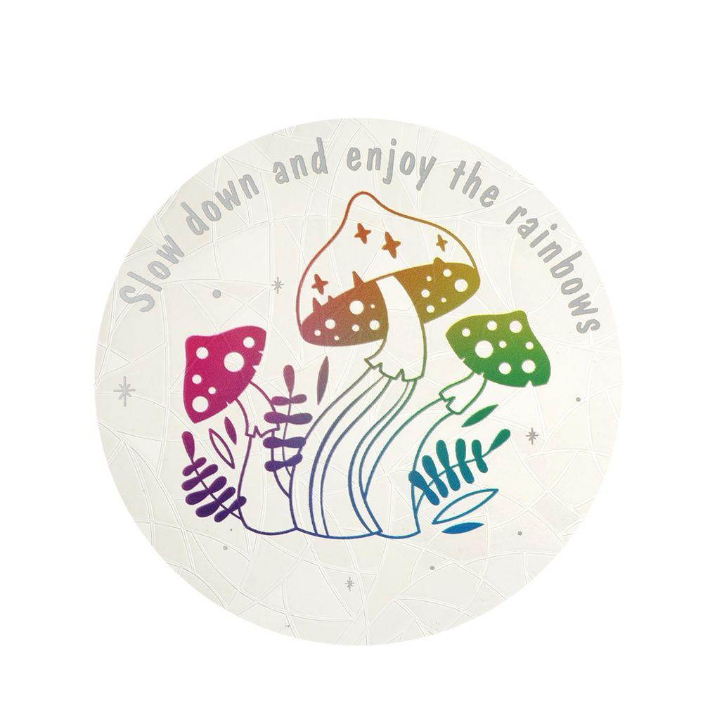 Interesting Home Decor Bedroom Decoration Rainbow Maker Mirror Sticker Sun Catcher Wall Stickers