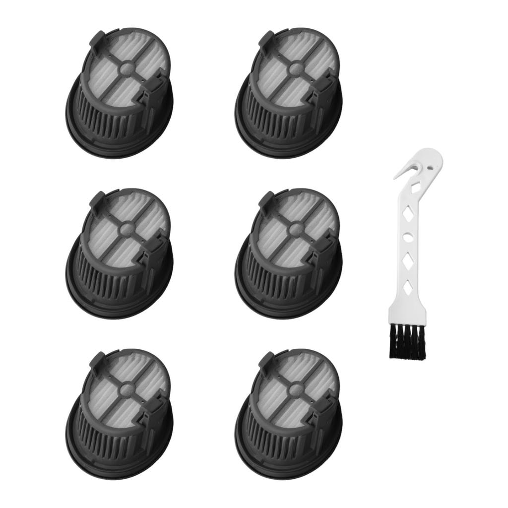 Сменные фильтры для пылесоса H14 H14 Pro H14 Dual Полный набор из 6 фильтров со щеткой для чистки