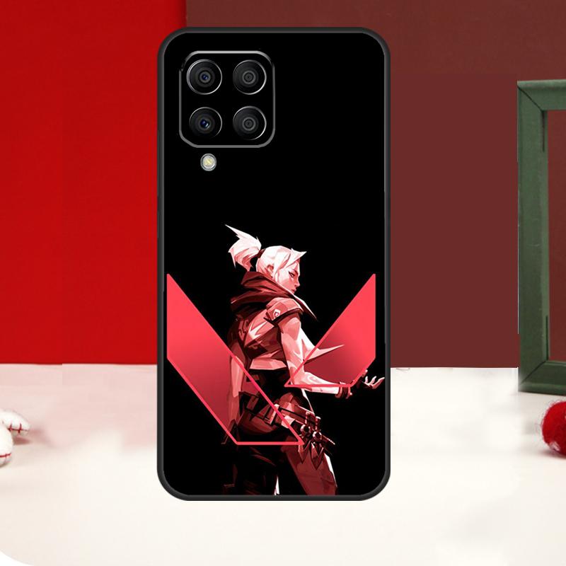 Игровой чехол Valorant для Samsung Galaxy M14 M34 M54 M13 M53 M56 M52 M32 M16 M11 M21 M31 M35 M12 M15 M36 M55