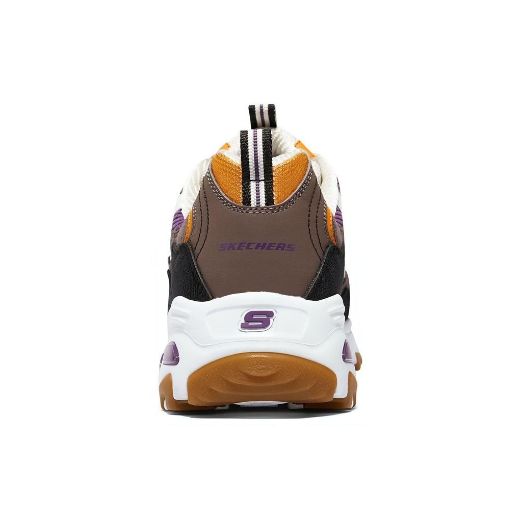 Skechers DLites 1.0 Ткань Синтетическая кожа Удобные Универсальные Модные Низкие Папины кроссовки Женские кроссовки Разноцветные 896273-NTMT