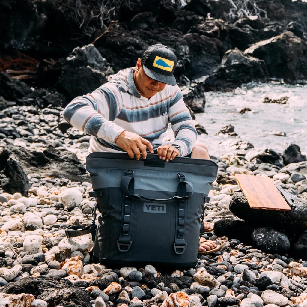 YETI Hopper M30 Portable Soft Cooler with MagShield Access King Crab