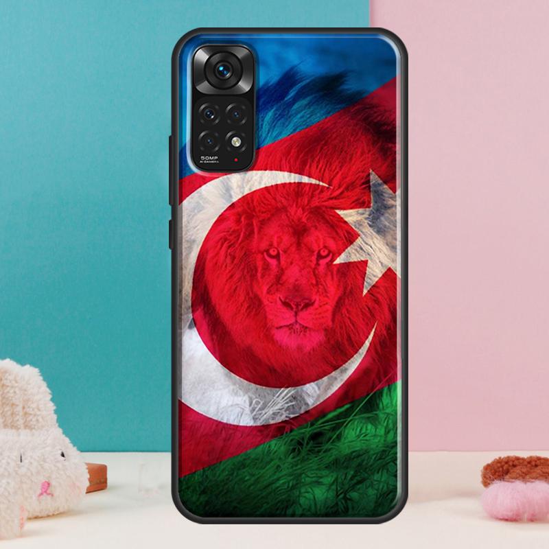 Чехол Флаг Азербайджана для Xiaomi Redmi Note 13 Pro 14 12 11 9 10 9S 10S 11S 12S Redmi 14C 13C 10C 12C