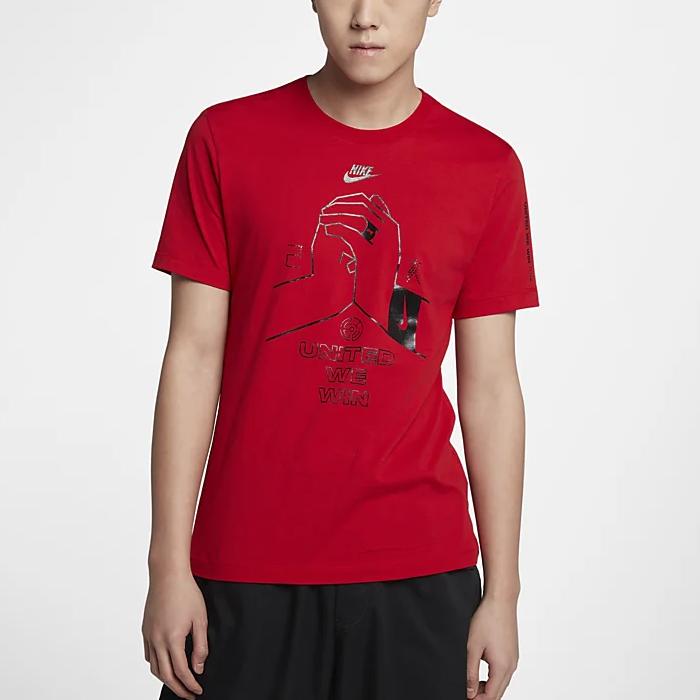 Nike Мужские футболки с круглым вырезом, умеренного прямого кроя, BV5825-600