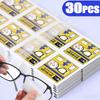 10-200pcs Eyeglass Cleaning Pads Traceless Quick Drying Anti-fog Glasses Wipes High Quality Disposable Dust Removal Wipes