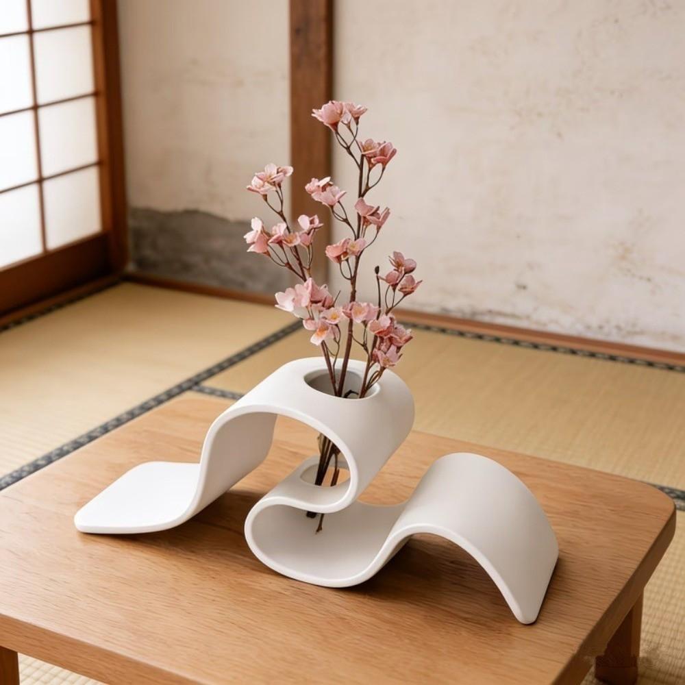 Elegant Dried Flower Rack Modern Plant Container Gift 3D Printing Vase Home Decor