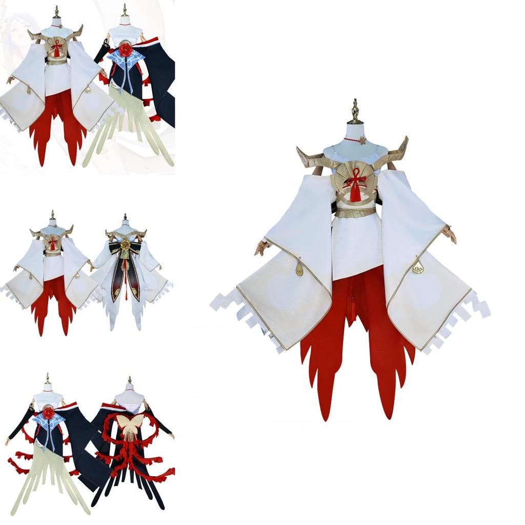 Sweet And Fresh Konan Cosplay Outfit White Crane Style Naruto Costume