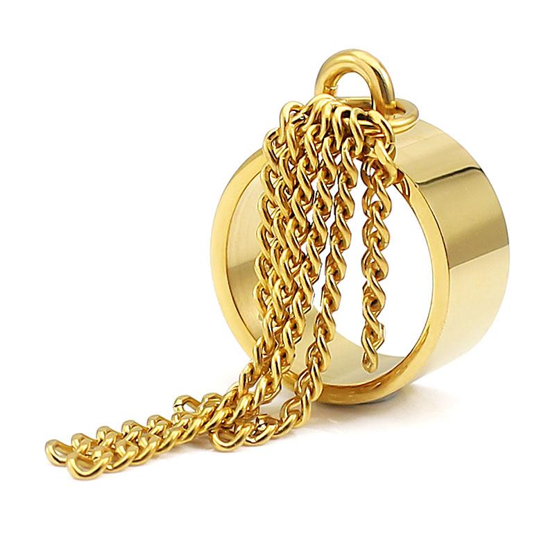 Cute Cuban Chain Strip Charm Rings for Women Anillos Friendship Jewelry Personality Custom Punk Knuckle Midi Rings Wedding Party