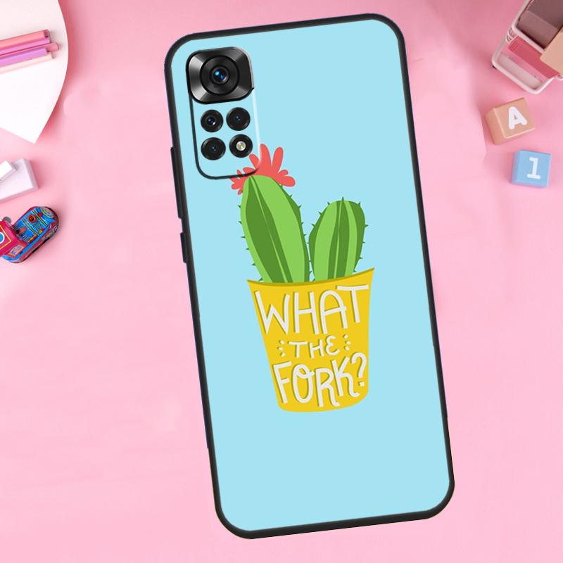 Cactus Succulent For Xiaomi Redmi Note 13 14 9 10 11 12 15 Pro Plus Phone Case For Redmi 15 C 14C 10C 12C 13C