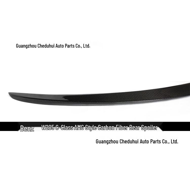 Mercedes-Benz C-Class W205 AMG Carbon Fiber Rear Spoiler (2015-2018, 2/4-Door)