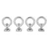 4PCS T Track Mount Tie Down Anchor M8 Sturdy Stainless Steel T Slot Bolt Tie Down Rings for Holding