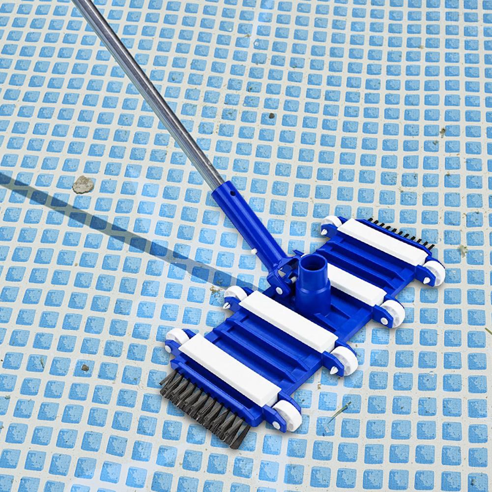 Heavy Duty Pool Vacuum Head Fish Pond Pool Cleaning Brushes Pool Vacuum Brush Head 14 Inch Replacement Kit for Swimming Pool