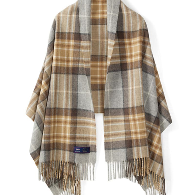 ABRAHAM MOON Merino Wool Shawl 70cm - McKellar