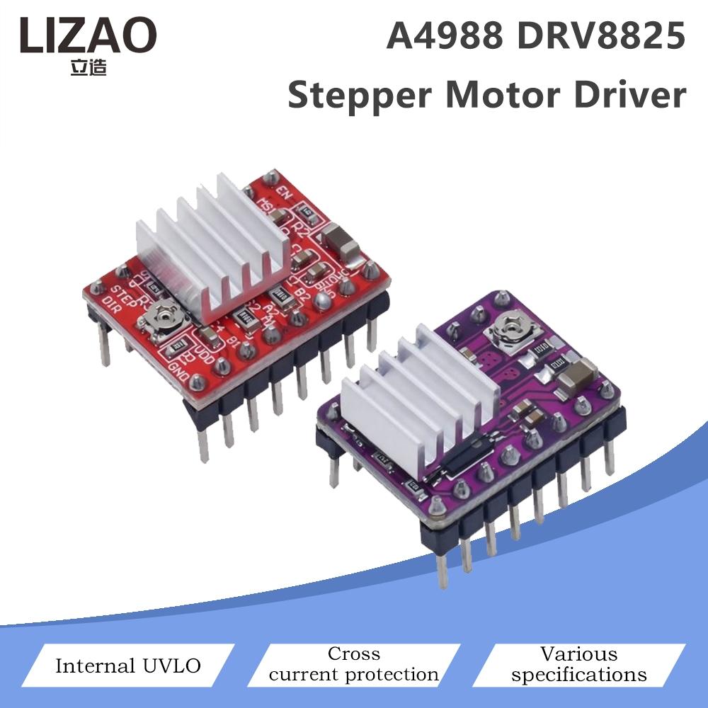 A1988 DRV8811 Stepper Motor Driver Module With Heatsink UVLO Over Current Protection Two Specs Optional For 1D Printer