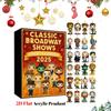 2025 Classic Broadway Shows Advent Calendars 2D Flat Figure Christmas Halloween Countdown Calendar Holiday Gifts Collectibles Fo
