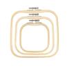 Bamboo Wood Square Embroidery Hoop Set Square Shape Embroidery Frame  Embroidery Craft