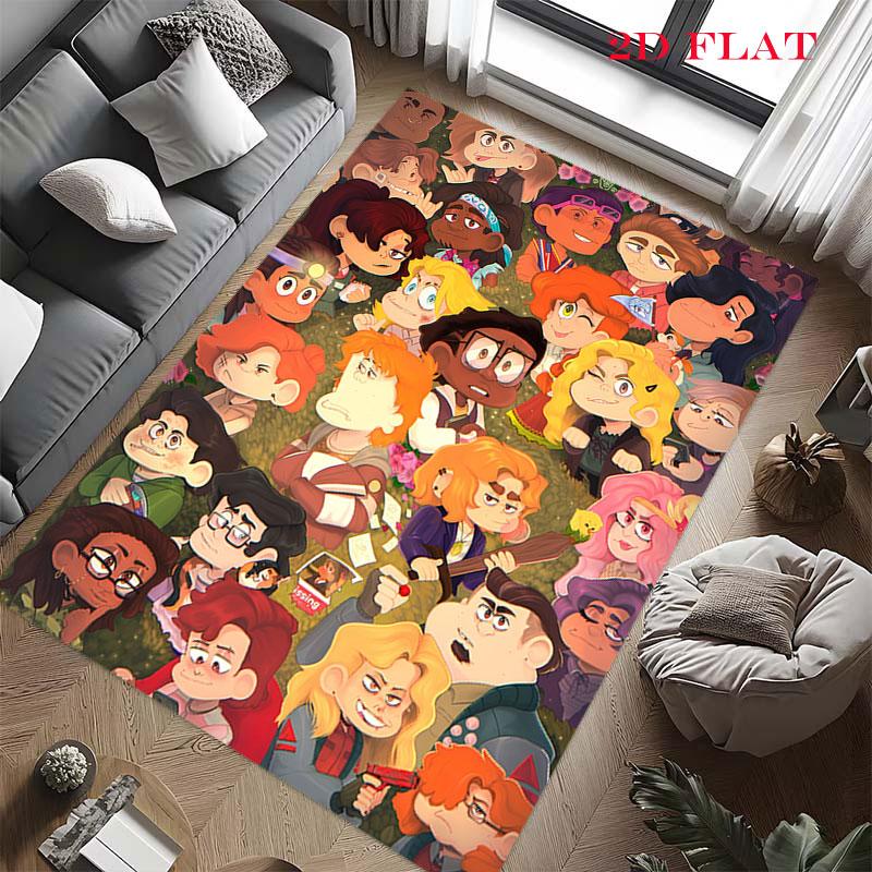 Creek Explorer Carpet Rug for Living Room Bedroom Home Sofa Decoration,Kids play Nonslip Floor Mat