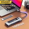 Essager USB-концентратор 8-в-1 с функцией хранения диска USB Type-c к HDMI-совместимой док-станции для ноутбука Macbook Pro Air M1 M2
